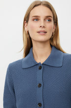Liva Ensign Blue Short Sleeved Cardigan