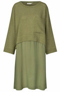 Loden Green Layered Nonah Dress