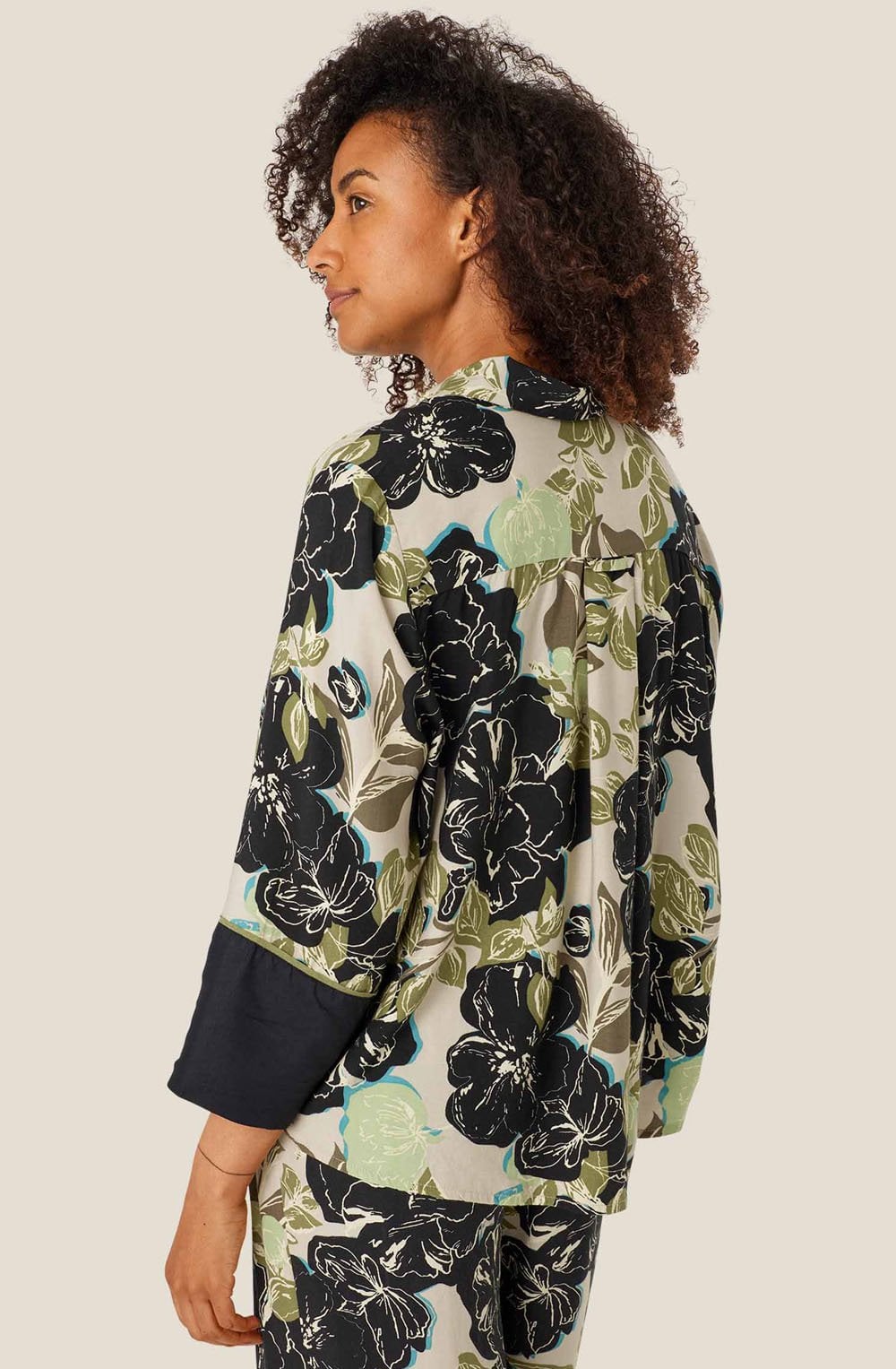 Loden Green Wide Sleeve Idukis Shirt
