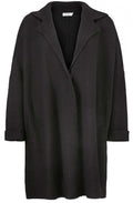 Loraine Merino Wool Black Cardigan