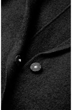 Loraine Merino Wool Black Cardigan