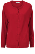 Lori Red Knit Cardigan