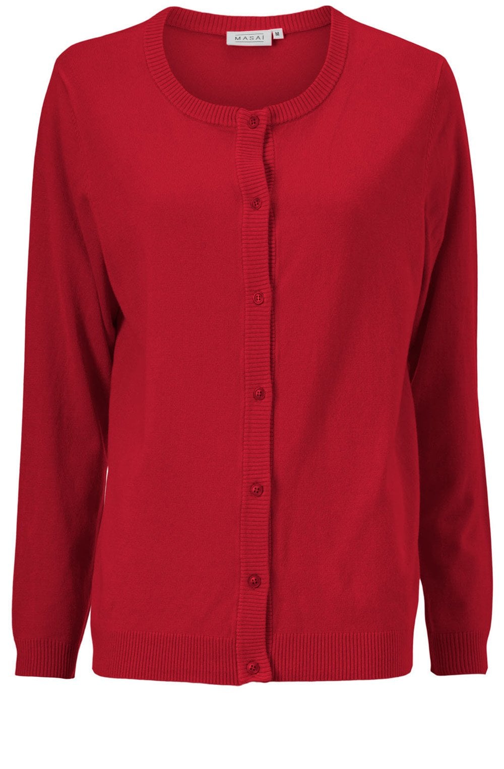 Lori Red Knit Cardigan