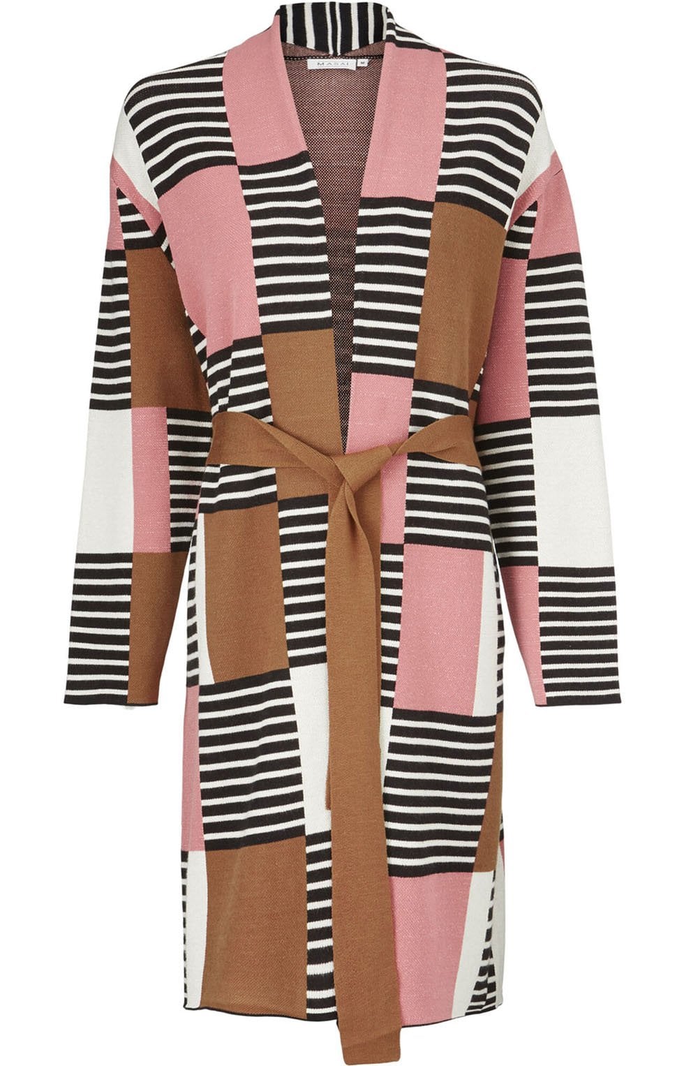 Lorika Abstract Long Cardigan