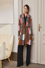 Lorika Abstract Long Cardigan