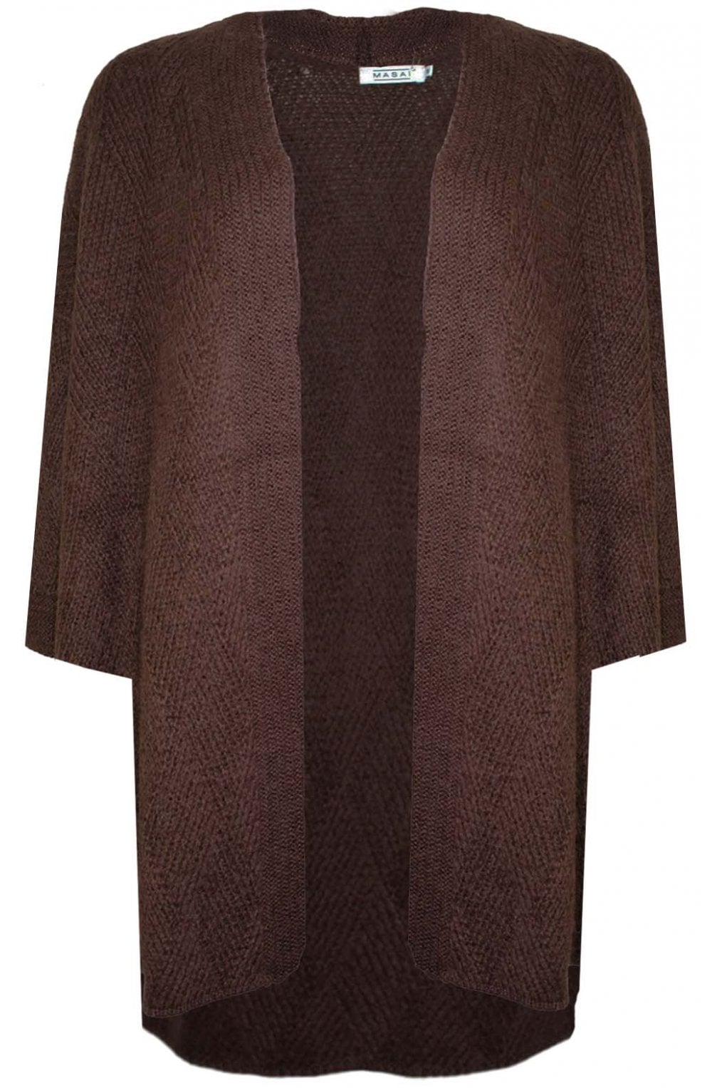 Lositta Coffee Knit Cardigan