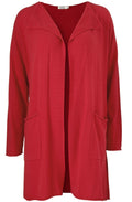 Lotte Red Knit Cardigan