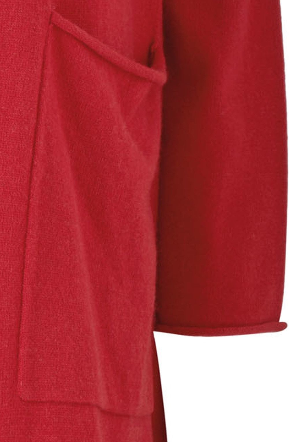 Lotte Red Knit Cardigan