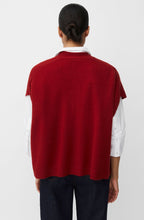 Lucanne Red Dahlia Short Sleeved Cardigan