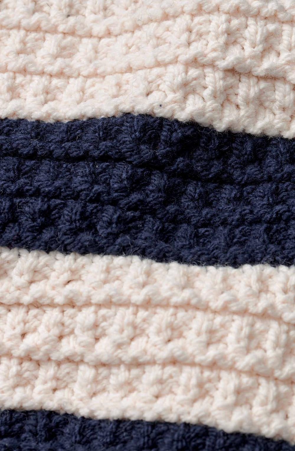 Lyrana Navy Blazer Chunky Knit Cardigan