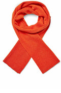 MaAlmala Spicy Orange Fine Ribbed Scarf