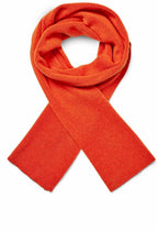 MaAlmala Spicy Orange Fine Ribbed Scarf