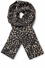MaAlo Black Animal Print Scarf