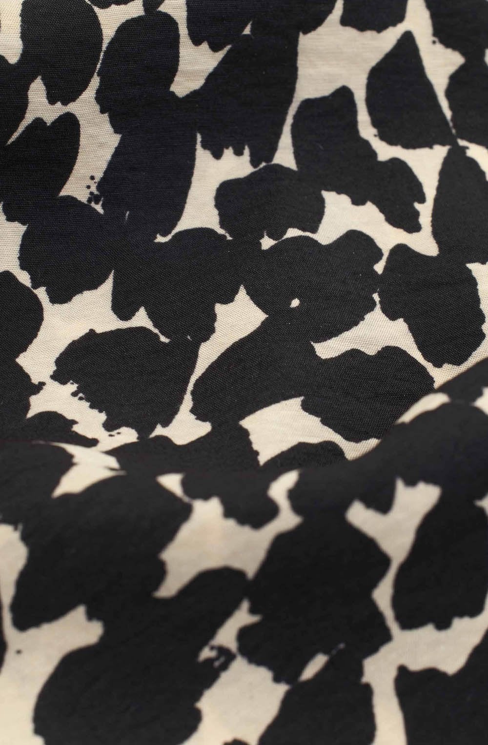 MaAlo Black Animal Print Scarf