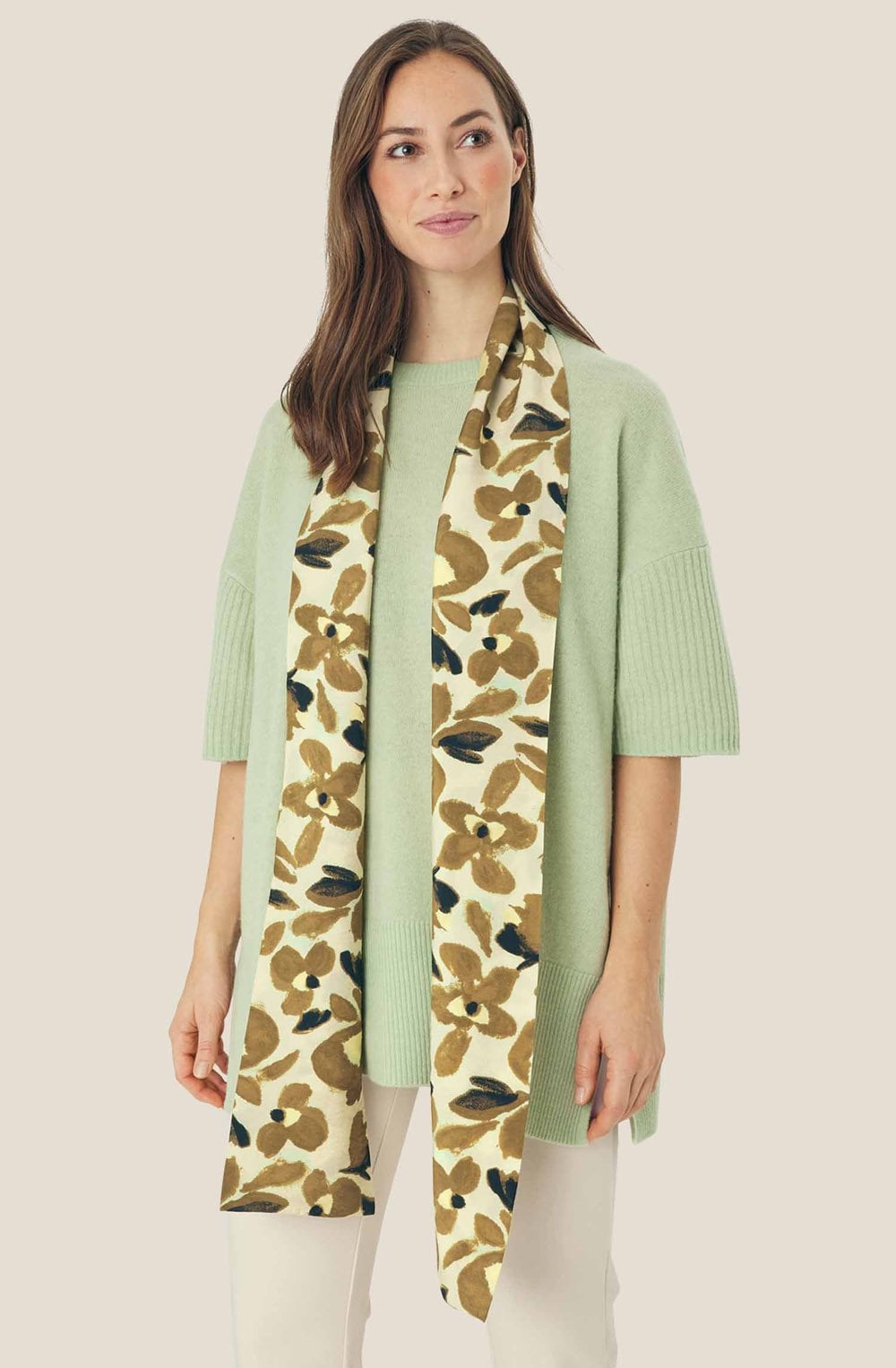 MaAlo Dull Gold Scarf
