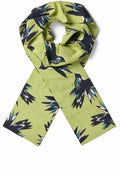 MaAlo Fern Green Bird Print Scarf
