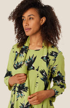 MaAlo Fern Green Bird Print Scarf