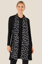 MaAlo Steel Grey Animal Print Scarf
