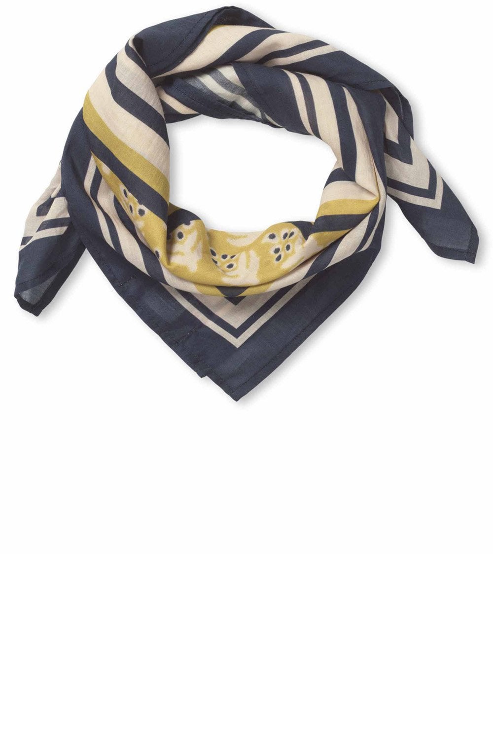MaAlondro Burnish Gold Small Square Scarf