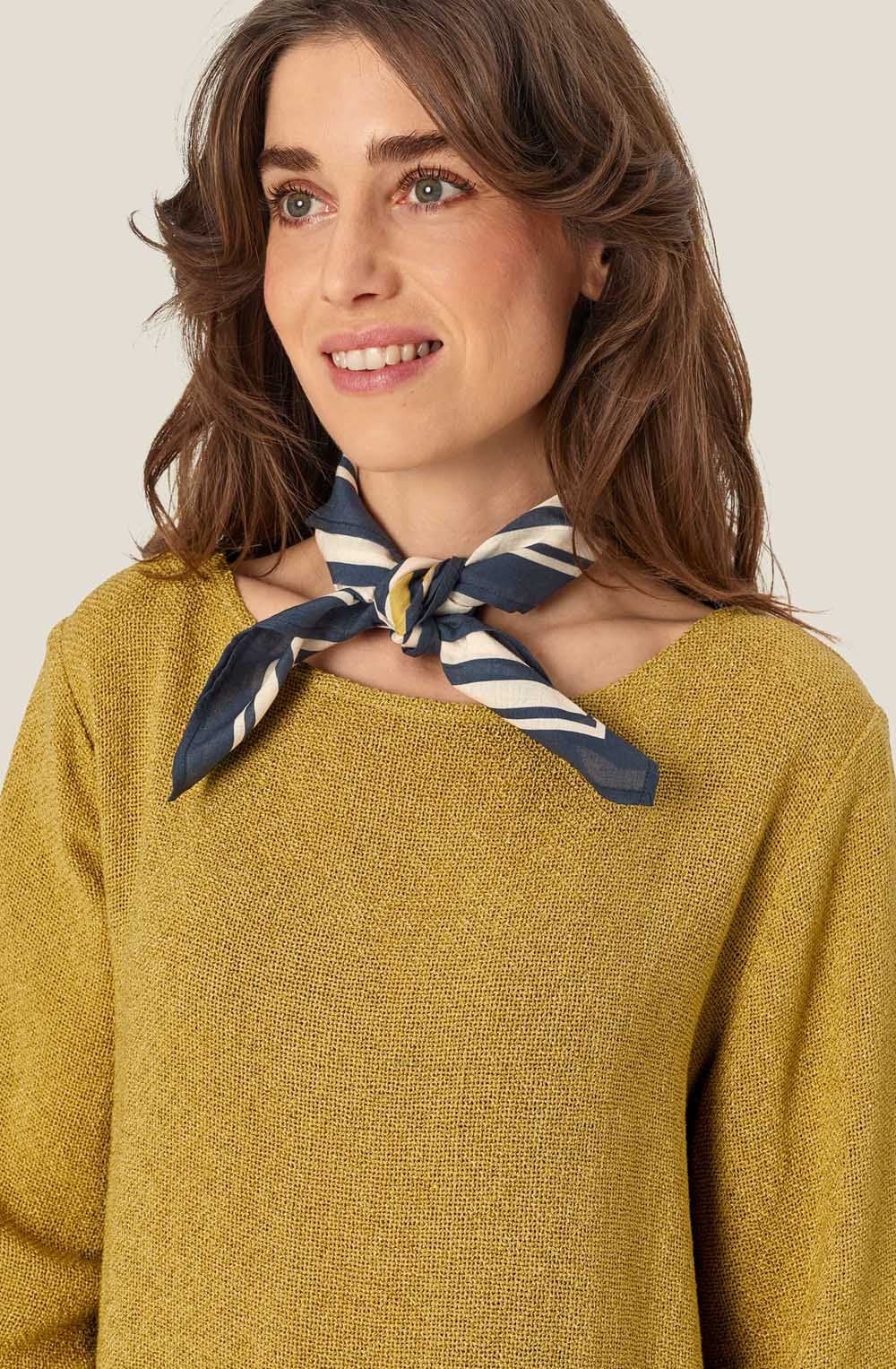 MaAlondro Burnish Gold Small Square Scarf