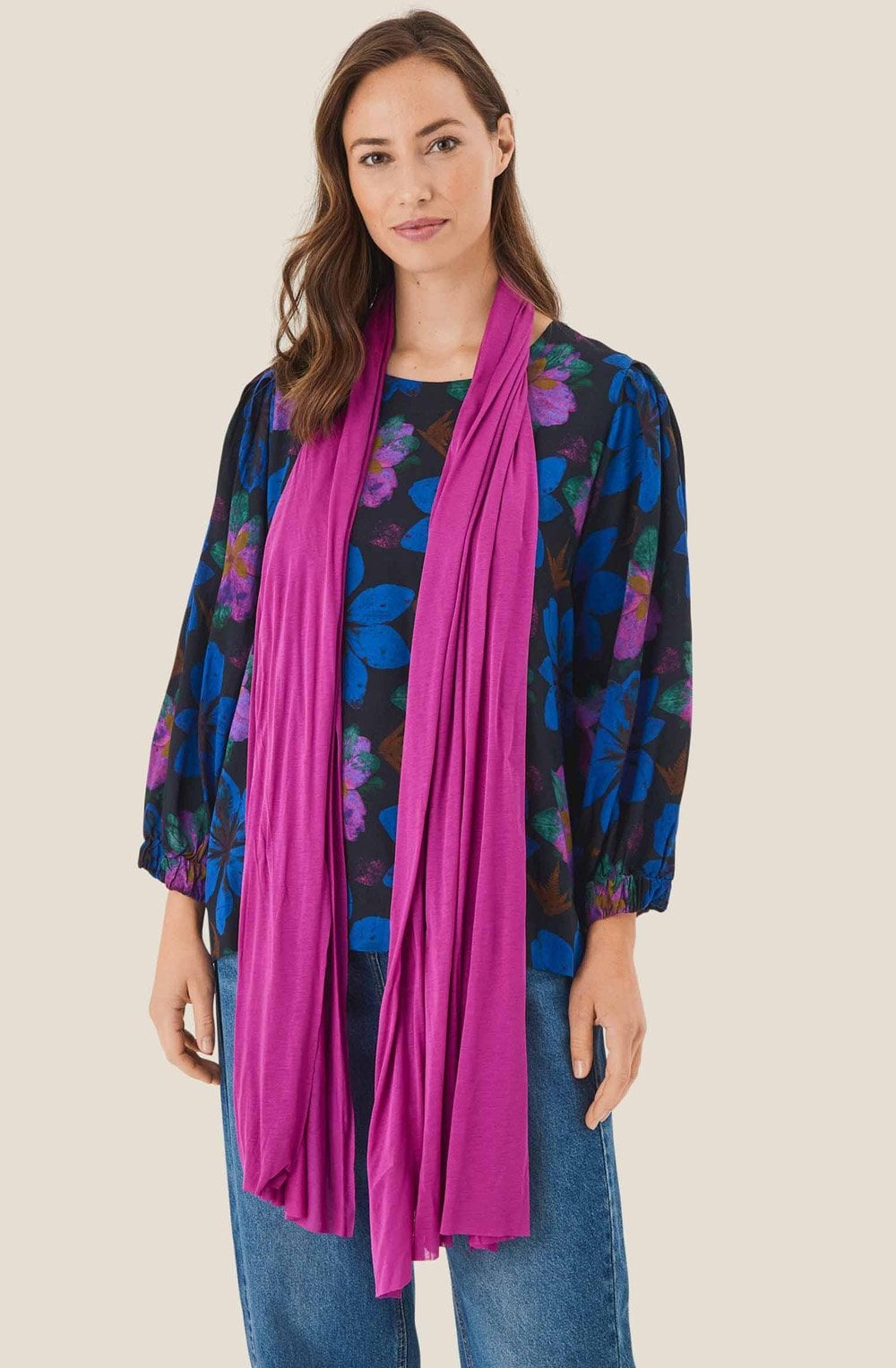 MaAmega Wild Aster Scarf