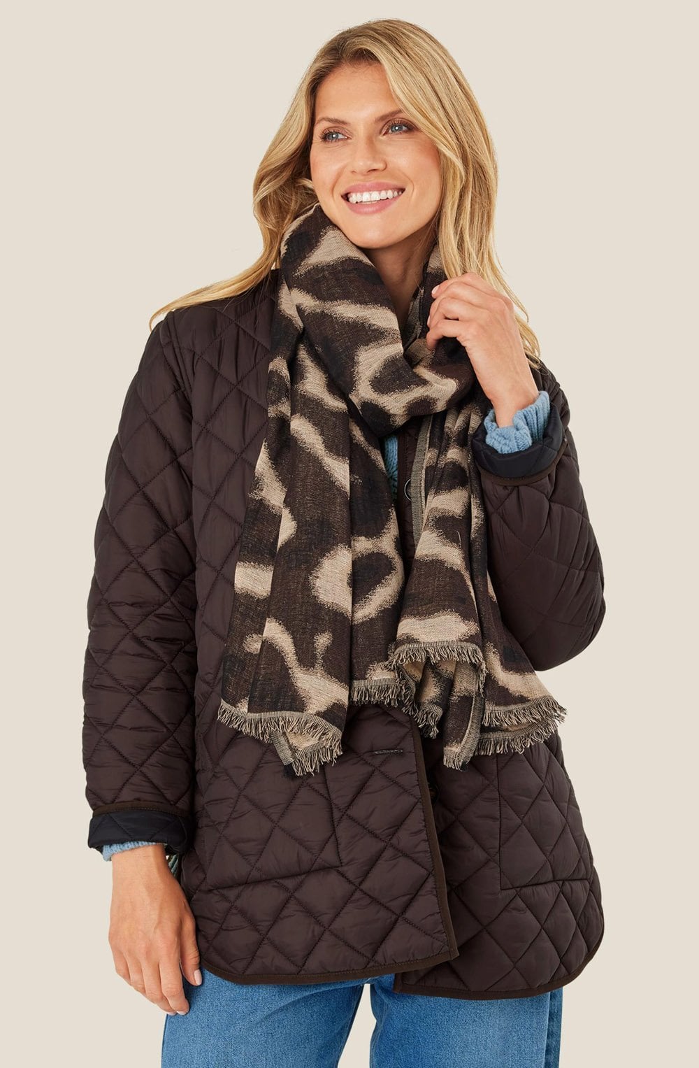 MaAnukka Coffee Bean Scarf