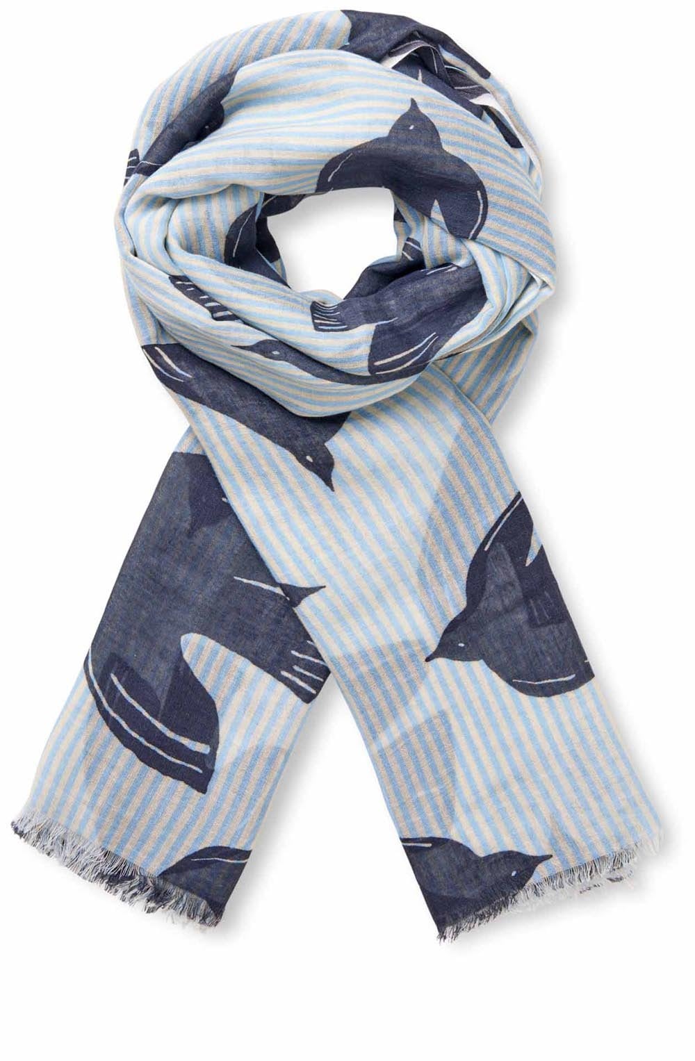 MaAvona Blue Bonnet Swallow Scarf