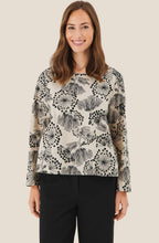 MaBalloon Fog Floral Print Blouse