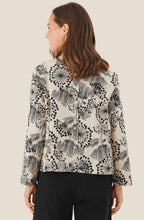 MaBalloon Fog Floral Print Blouse