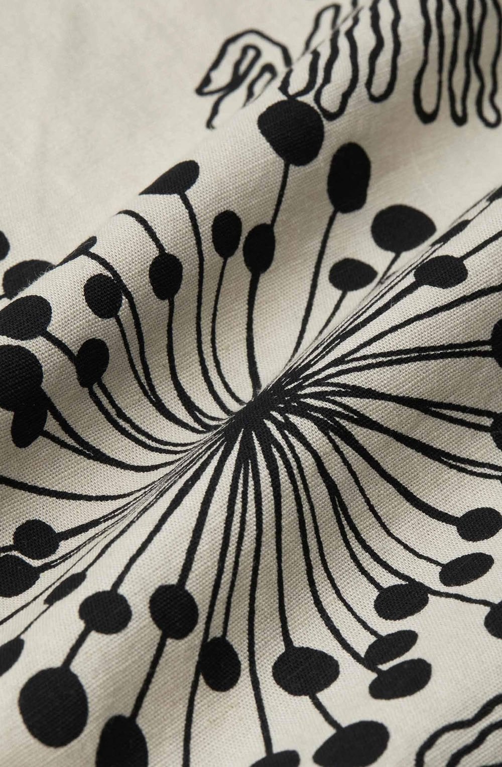 MaBalloon Fog Floral Print Blouse