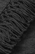 MaBasima Black Fringed Top