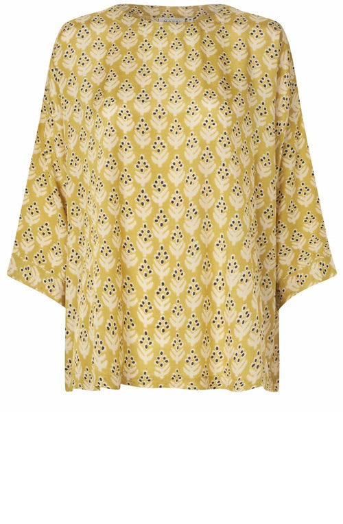 MaBecca Burnish Gold Silk Touch Blouse