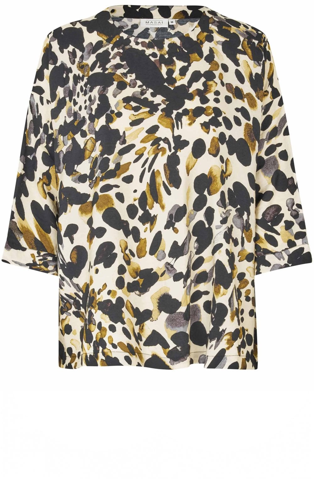 MaBecca Starfish Oversized Silky Blouse