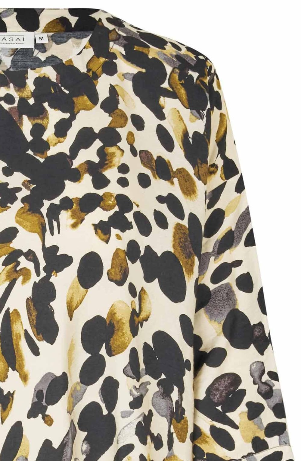 MaBecca Starfish Oversized Silky Blouse