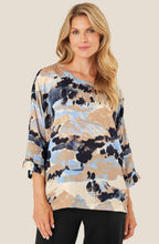 MaBecca Steel Grey Silk Touch Blouse