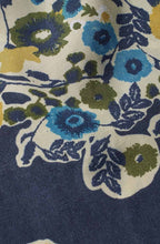 MaBeyana Mood Indigo Floral A Shape Blouse