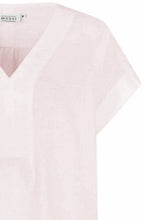 MaBraidy Mauve Chalk Linen Blouse