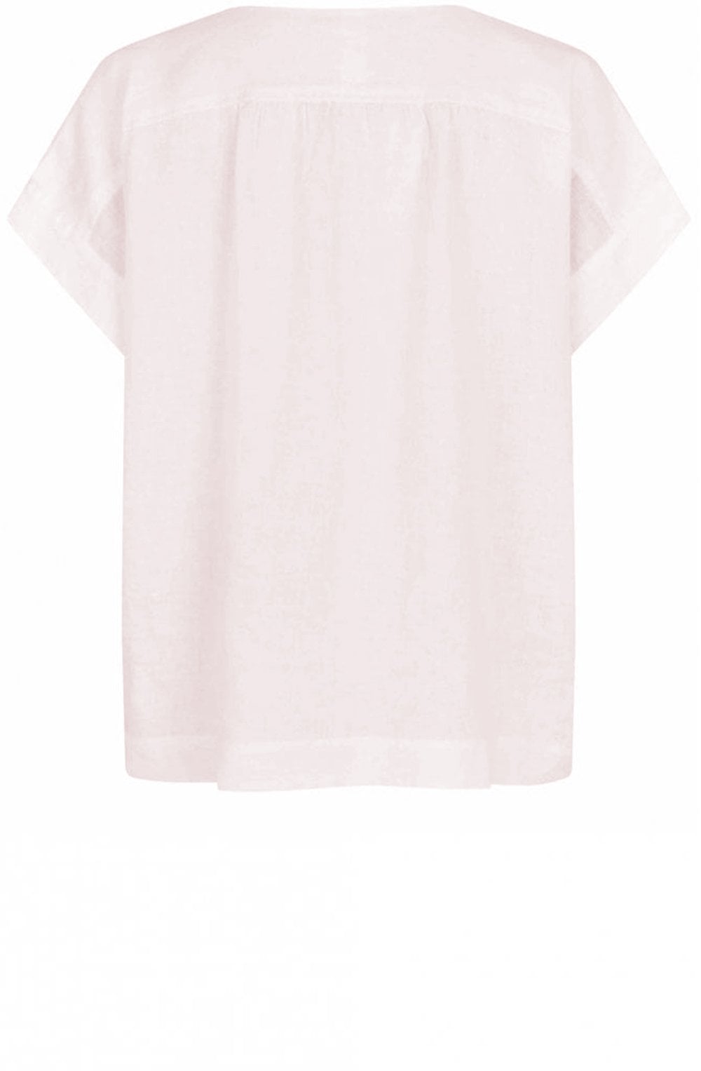 MaBraidy Mauve Chalk Linen Blouse
