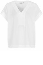 MaBraidy White Linen Blouse