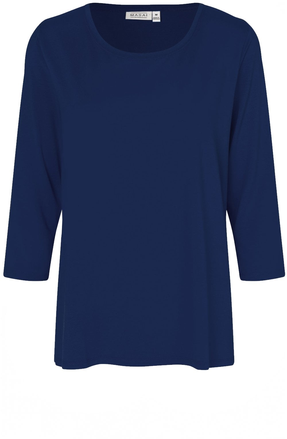 MaCecille Navy Jersey Top