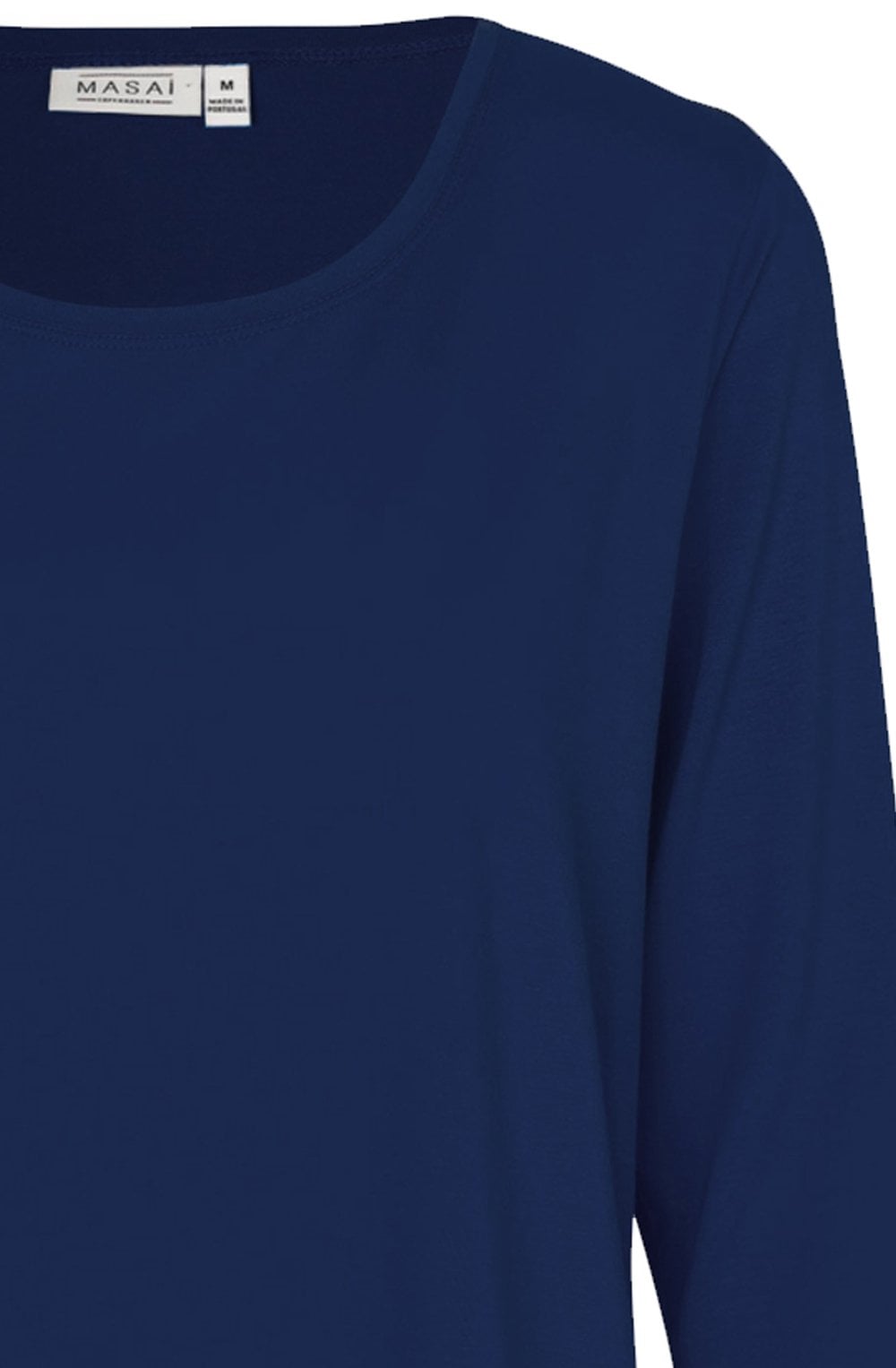 MaCecille Navy Jersey Top
