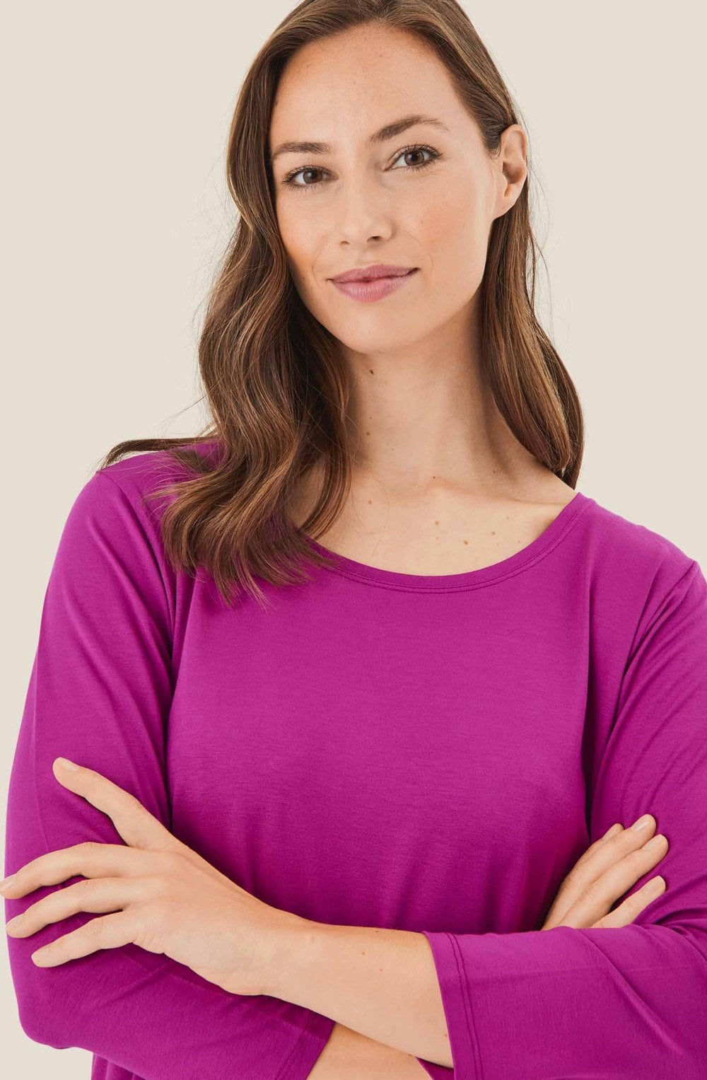 MaCecille Wild Aster Jersey Top