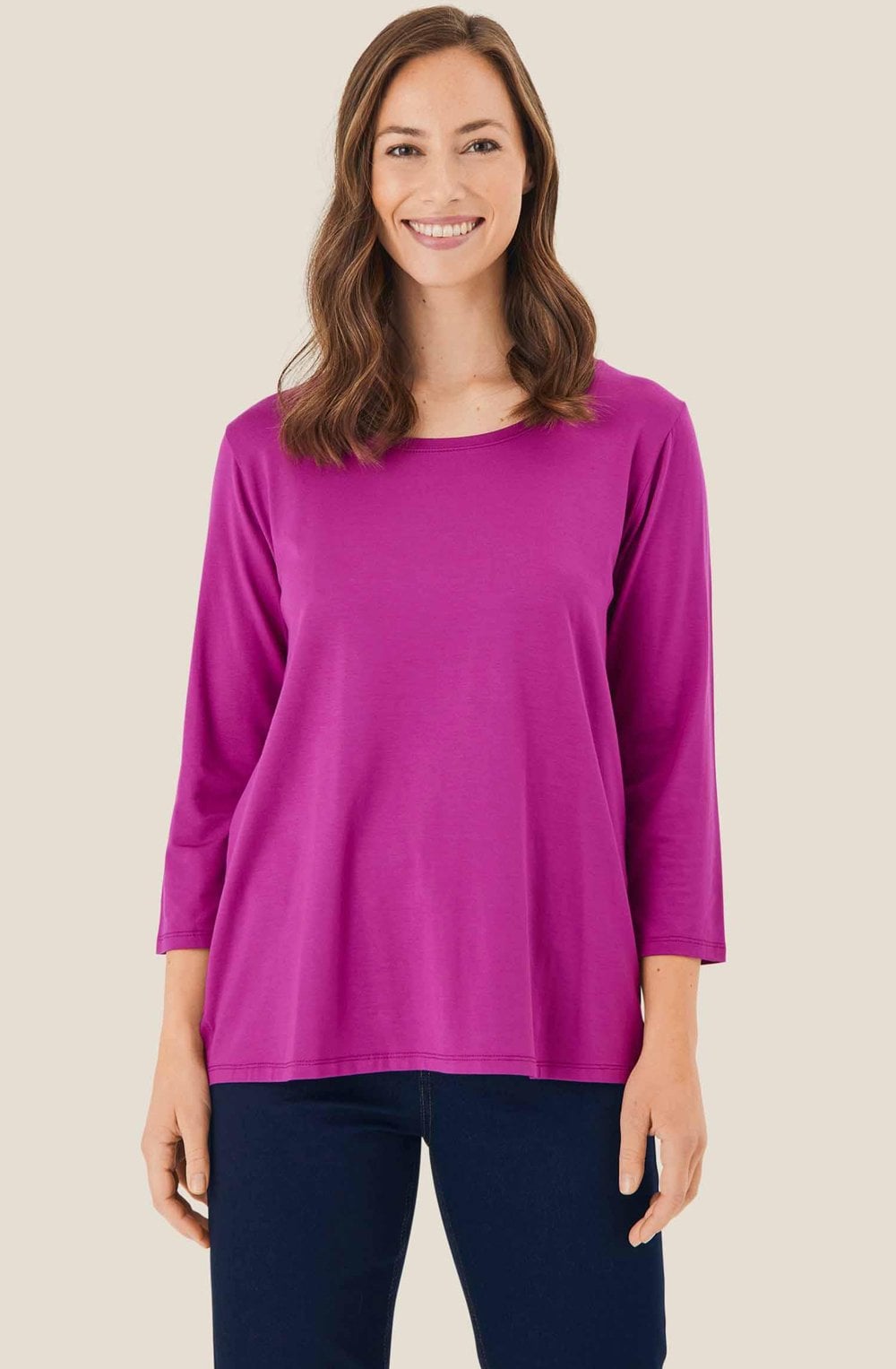 MaCecille Wild Aster Jersey Top