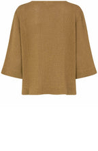 MaDarmi Dull Gold Woven Blouse