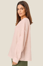 MaDashina Mauve Chalk Long Sleeve Linen Blouse