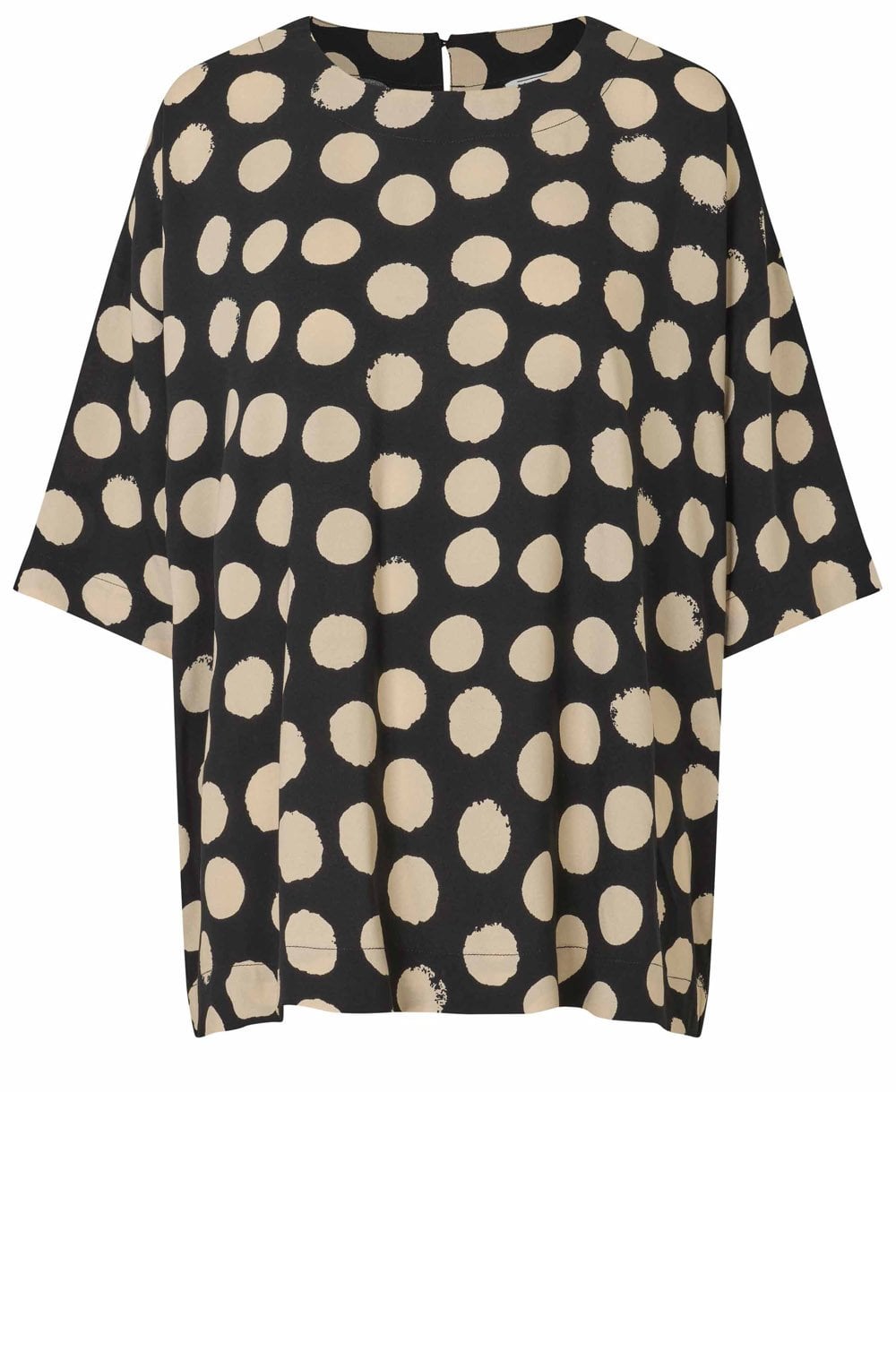 MaDegana Black Polka Dot Blouse