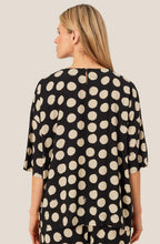 MaDegana Black Polka Dot Blouse