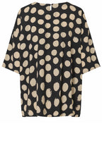 MaDegana Black Polka Dot Blouse