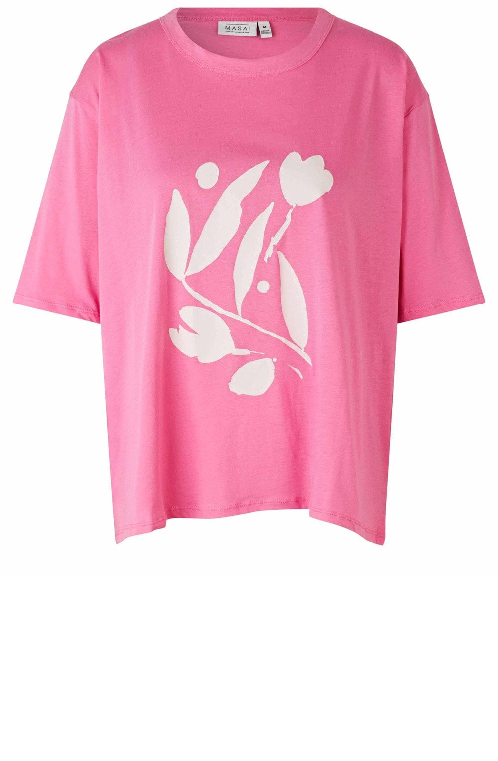 MaDoreann Azalea Pink Relaxed T Shirt