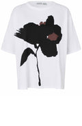 MaDoreann Floral Print Oversized T Shirt